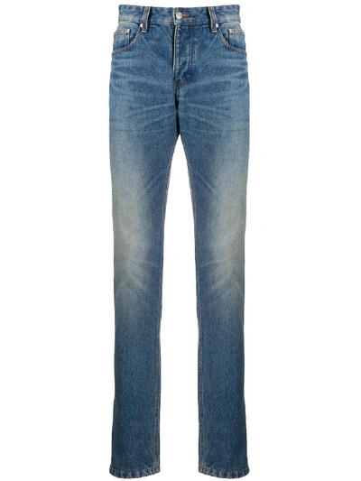 Ami Alexandre Mattiussi 5-pocket Straight-leg Jeans In Denim