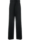 JUUNJ HIGH-WAISTED CROPPED TROUSERS