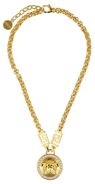 Versace Icon Medusa Necklace In Gold