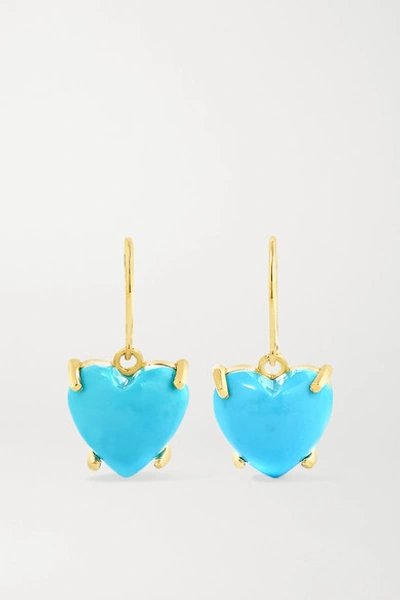 Irene Neuwirth Love 18-karat Gold Turquoise Earrings