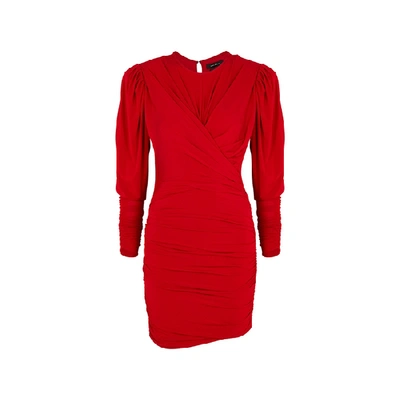 Isabel Marant Ghita Red Stretch-jersey Mini Dress