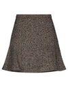 Red Valentino Mini Skirt In Camel