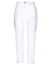 Frame Woman Jeans White Size 30 Cotton, Polyester, Elastane