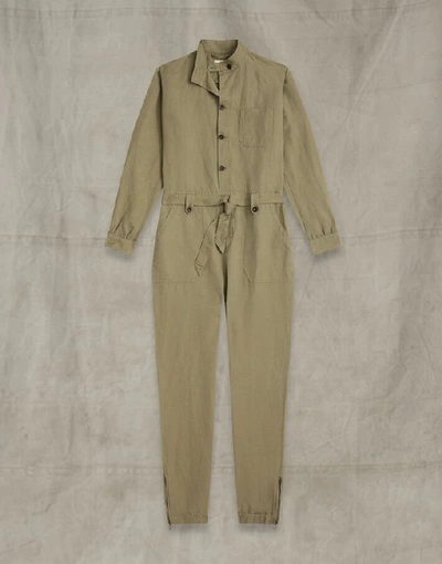 Belstaff Rosie Jumpsuit In Green