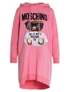 MOSCHINO MOSCHINO TEDDY HOODIE DRESS