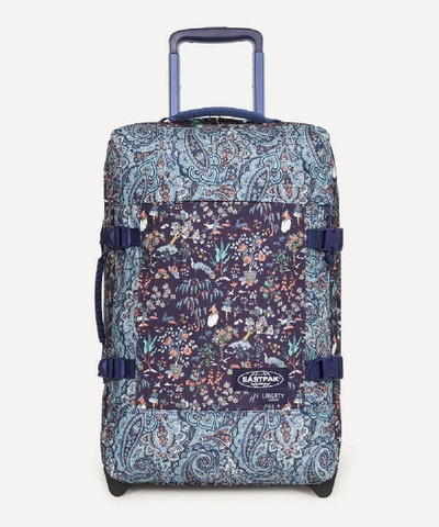 Eastpak X Liberty Tranverz Small Cabin Trolley Suitcase In Dark