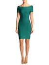 HERVE LEGER CARMEN OFF-THE-SHOULDER KNIT COCKTAIL DRESS,0400012717214