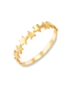 Saks Fifth Avenue 14k Yellow Gold Star Ring