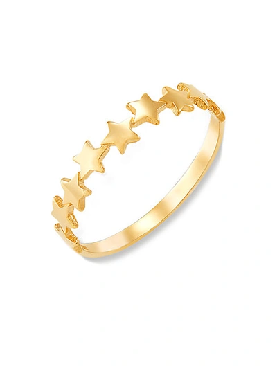 Saks Fifth Avenue 14k Yellow Gold Star Ring