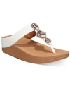 FITFLOP FITFLOP WOMEN'S LEIA LEATHER TOE-THONGS SANDAL WOMEN'S SHOES