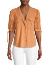 FREE PEOPLE Safari Babe Shirt,0400012911432