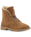UGG WOMEN'S QUINCY LACE-UP BOOTS