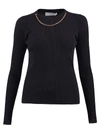 GIVENCHY CHAIN INSERT SWEATER,11471964