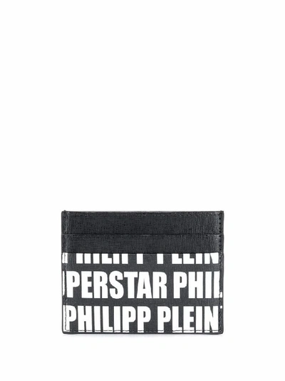 Philipp Plein Logo Credit Cards Holder In Black