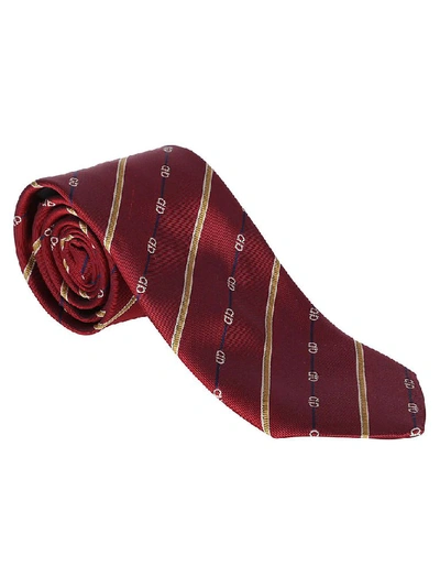 Ferragamo Red Silk Tie