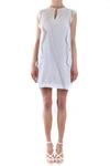 DONDUP DONDUP WOMEN'S WHITE POLYAMIDE DRESS,DA109SF0050XXX000 42