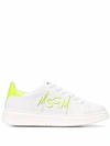 MSGM MSGM WOMEN'S WHITE LEATHER SNEAKERS,2842MDS170812308 41