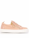 GIUSEPPE ZANOTTI GIUSEPPE ZANOTTI DESIGN WOMEN'S PINK LEATHER SNEAKERS,RW70001116 39