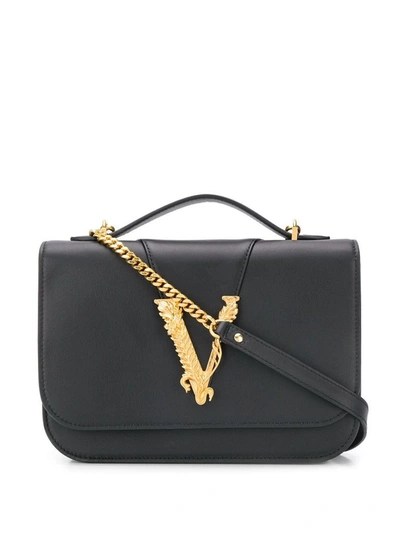 Versace Women's Black Leather Handbag