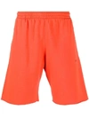 OFF-WHITE OFF-WHITE MEN'S ORANGE COTTON SHORTS,OMCI006E20FLE0012010 M