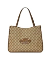GUCCI GUCCI WOMEN'S BROWN POLYESTER TOTE,623694GY5OG8563 UNI