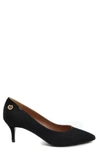 POLLINI POLLINI WOMEN'S BLACK SUEDE PUMPS,MCBI39540 39