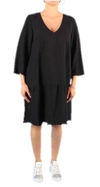 ALTEA ALTEA WOMEN'S BLACK VISCOSE DRESS,657090 40