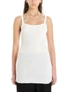 ANN DEMEULEMEESTER ANN DEMEULEMEESTER WOMEN'S WHITE MODAL TANK TOP,20012406P230001 36