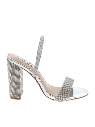 Steve Madden Women's Silver Leather Sandals