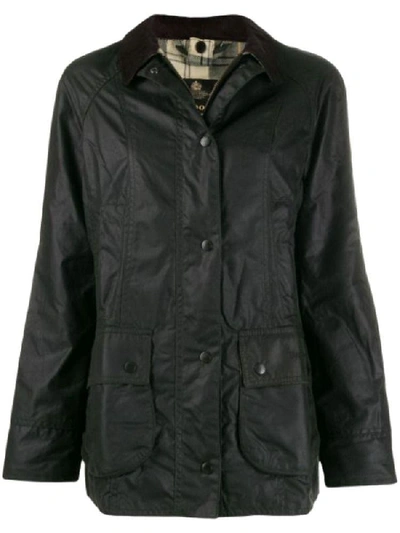 Barbour Women's Black Cotton Outerwear Jacket