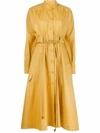 FENDI FENDI WOMEN'S YELLOW COTTON DRESS,FDA767A5YMF1AKV 42