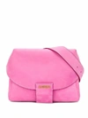 JACQUEMUS JACQUEMUS WOMEN'S PINK LEATHER SHOULDER BAG,201BA1820161400 UNI