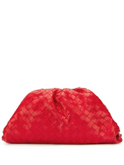 Bottega Veneta Women's Red Leather Pouch