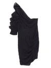 ALEXANDRE VAUTHIER ALEXANDRE VAUTHIER WOMEN'S BLACK COTTON DRESS,202DR12751262202BLACK 40