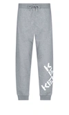 KENZO KENZO MEN'S GREY COTTON JOGGERS,FA65PA7114MD94 XL