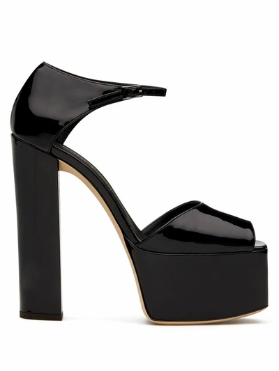 Giuseppe Zanotti Design Women's E000015003 Black Leather Sandals