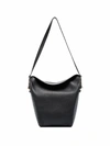 LEMAIRE LEMAIRE WOMEN'S BLACK LEATHER SHOULDER BAG,W201BG267LL137999 UNI