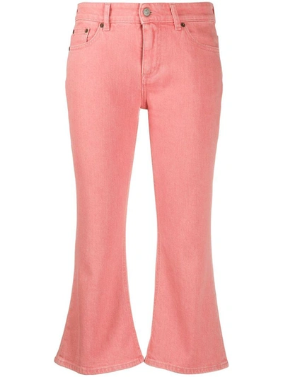 Maison Margiela Women's S32la0219s30694250 Pink Cotton Jeans