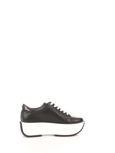 Cult Women's Black Leather Sneakers