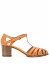 CHURCH'S CHURCH'S WOMEN'S BEIGE LEATHER SANDALS,DX00759FGF0ABR 36