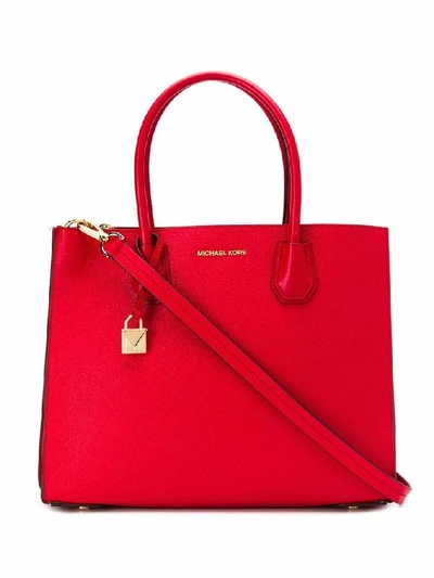 Michael Kors Women's Red Leather Handbag