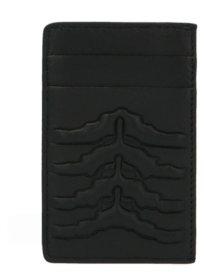 Alexander Mcqueen Mens Black Leather Wallet