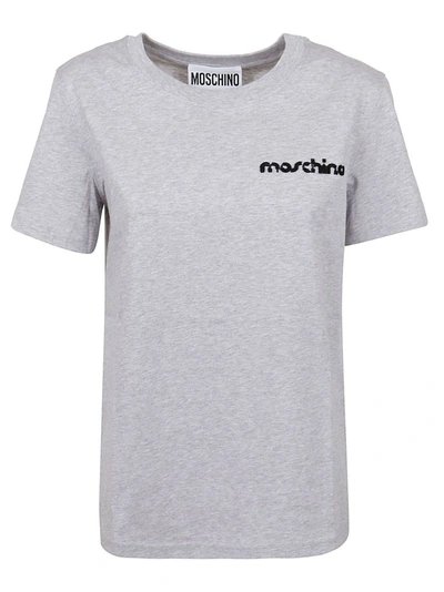 Moschino Women's Grey Cotton T-shirt