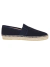 KENZO KENZO WOMEN'S BLUE COTTON ESPADRILLES,FA62ES188F7076 40