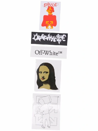 Off-white Monalisa Stickers In Multicolor