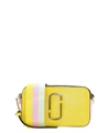 Marc Jacobs Yellow Leather Snapshot Crossbody Bag In Plantain Multi