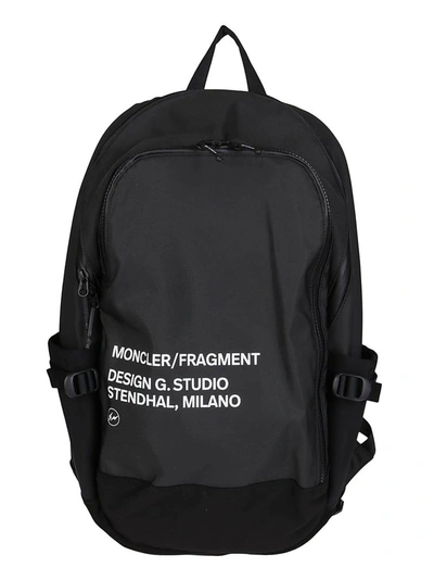 Moncler Fragment Backpack In Black