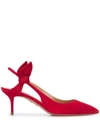 AQUAZZURA AQUAZZURA WOMEN'S RED SUEDE HEELS,DRWMIDP0SUEF00 39