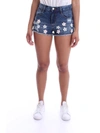 MOLLY BRACKEN MOLLY BRACKEN WOMEN'S BLUE COTTON SHORTS,E1387E20DENIM XS