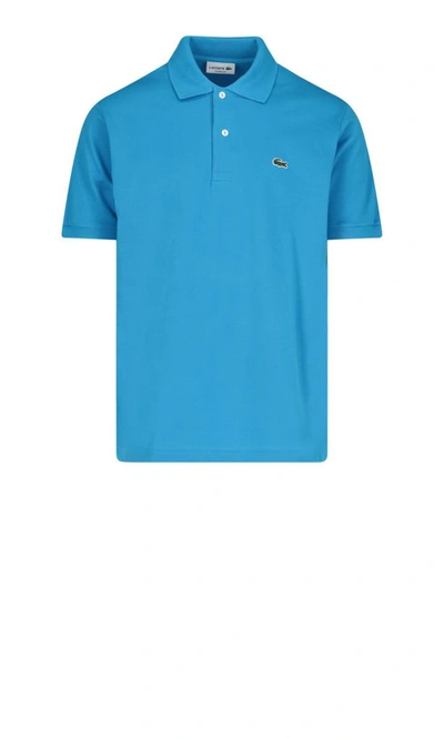 Lacoste Classic Cotton Pique Fashion Polo Shirt In Light Blue